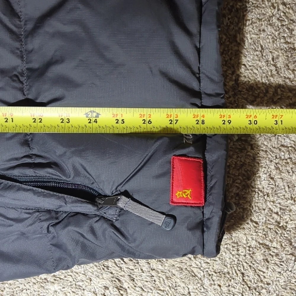 The North Face Men's Black and Red Vest